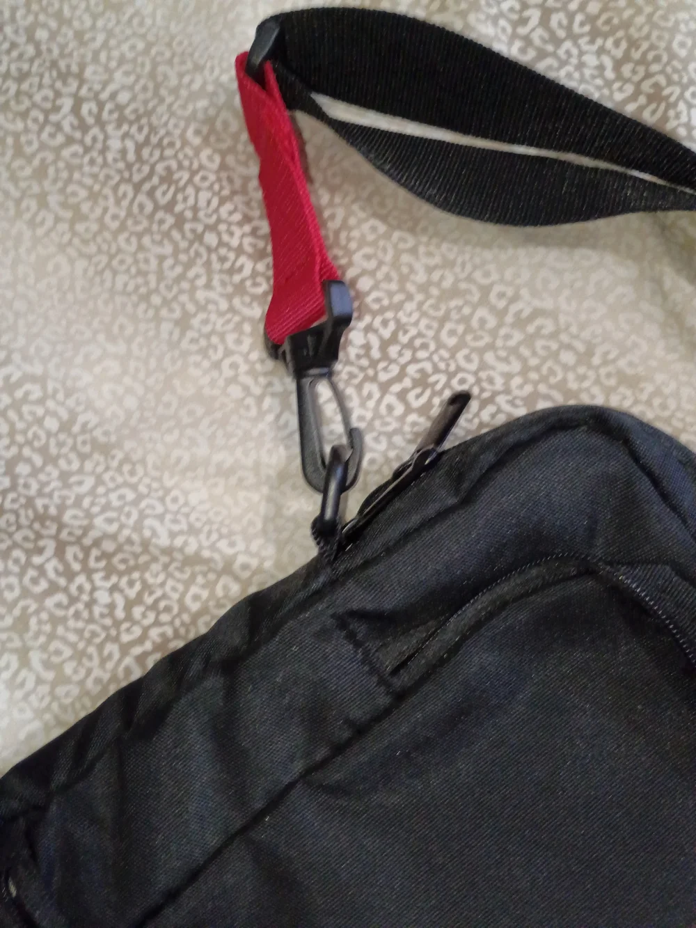 Think! Black Laptop Briefcase with Red Accent